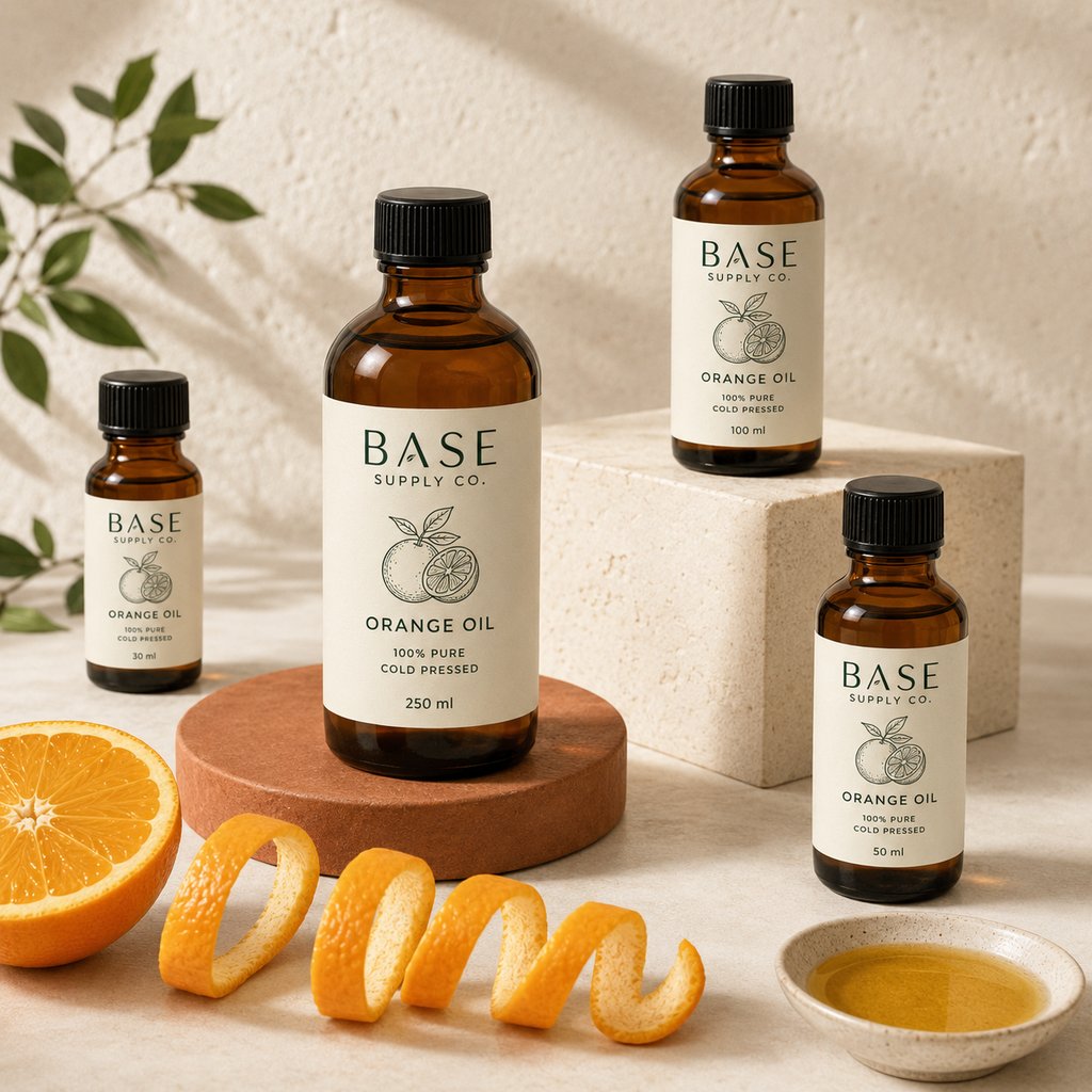 BASE-ORANGE-OIL Orange Oil – premium cosmetic raw material by BASE Supply Co
