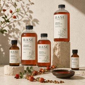 Organic Rosehip Oil – premium cosmetic raw material by BASE Supply Co