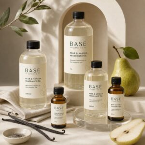 Pear & Vanilla Fragrance Oil – premium cosmetic raw material by BASE Supply Co
